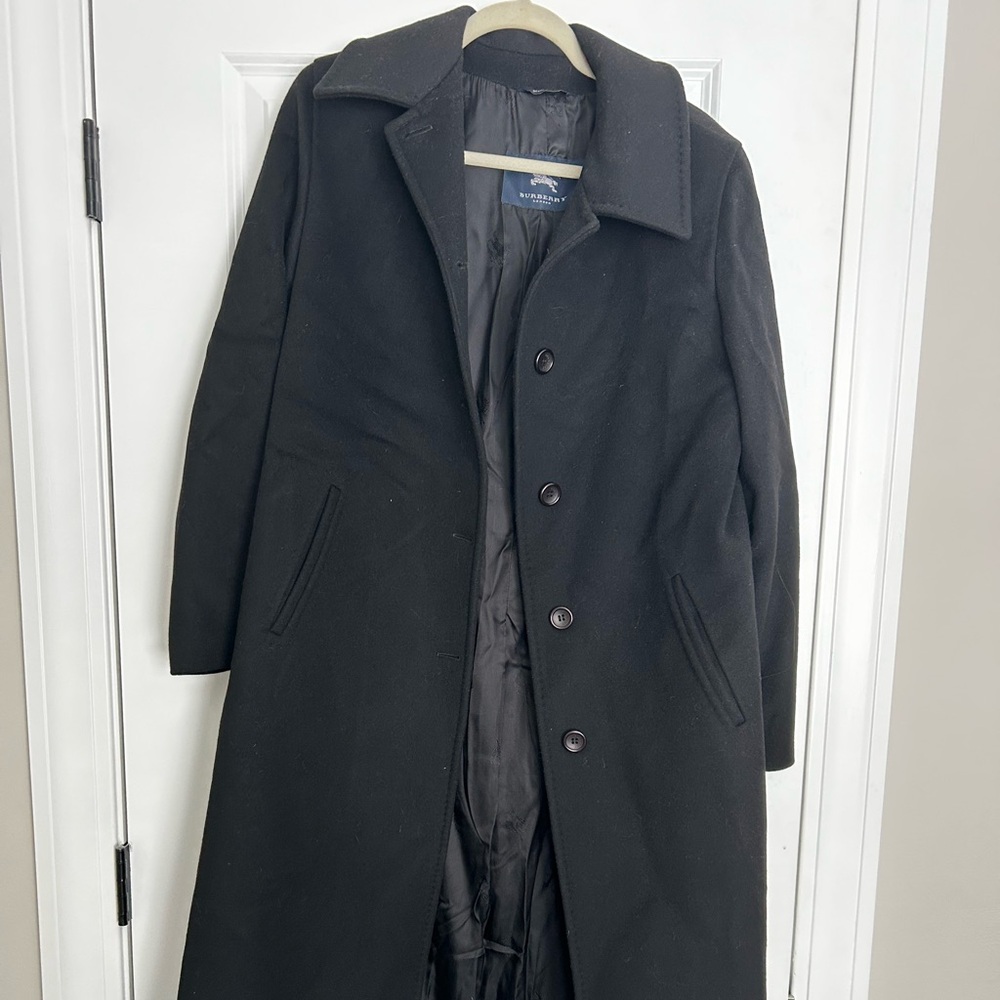 Burberry Ladies Lambswool-Cashmere Coat Sz-8